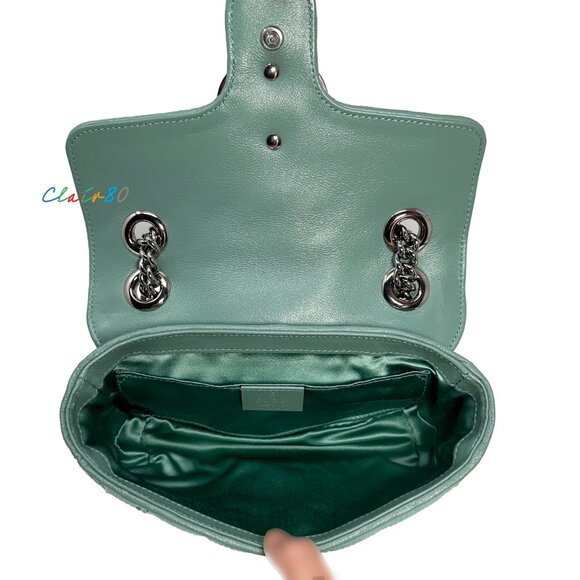 Gucci 446744 GG Marmont Sequin Shoulder Bag - Picture 6 of 10